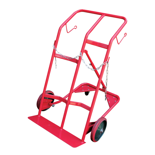 Chariot pour bouteilles, Roues Caoutchouc moul&eacute;, Base de 25-1/2"la x 7"lo, 350 lb Ontario Safety Products
