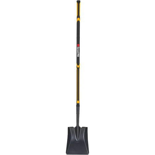 Pelle carr&eacute;e Pro, Fibre de verre, Lame Acier durci, Manche en Droit, Longueur 48" Ontario Safety Products