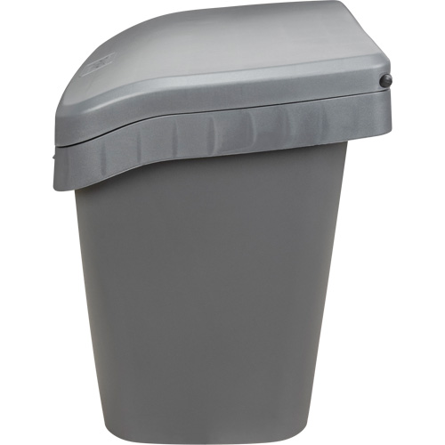 Bacs d'entreposage pour sel & sable, Avec Moraillon, 21" x 27" x 26", 4,24 pi³, Gris Ontario Safety Products