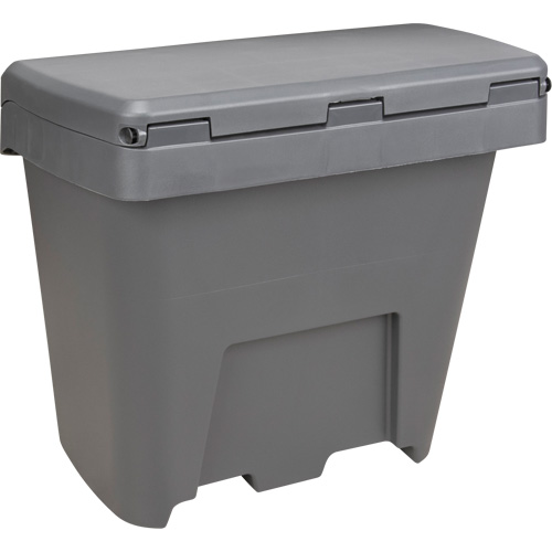 Bacs d'entreposage pour sel & sable, Avec Moraillon, 21" x 27" x 26", 4,24 pi³, Gris Ontario Safety Products
