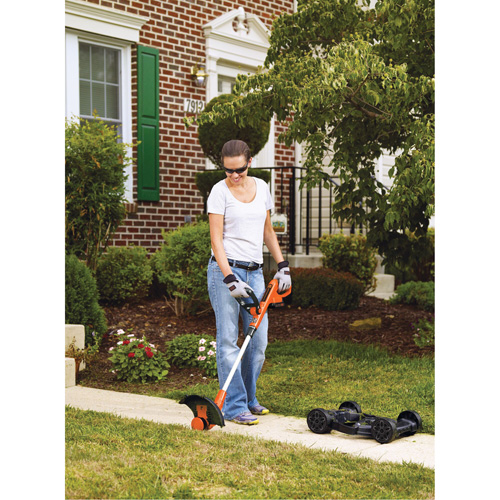 Ensemble de tondeuse compacte sans fil 3 en 1 20 V Max*, Pouss&eacute;e, &agrave; pile, Largeur de coupe 12" Ontario Safety Products