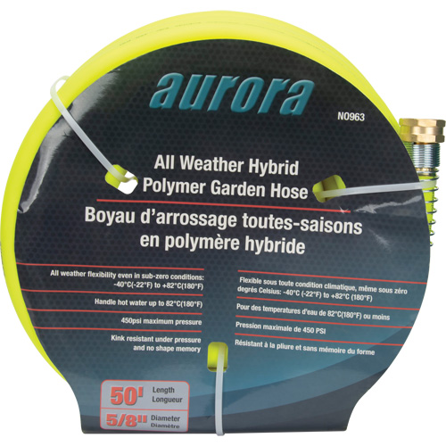 Tuyau de jardin hybride, Copolym&egrave;re, 5/8" dia x 50' Ontario Safety Products