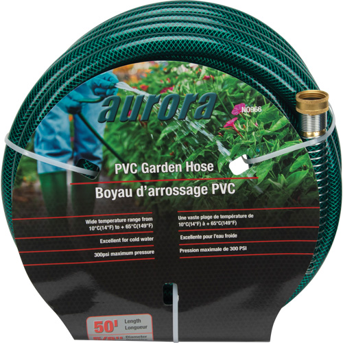 Garden Hose, PVC, 5/8" dia. x 50' Ontario Safety Products