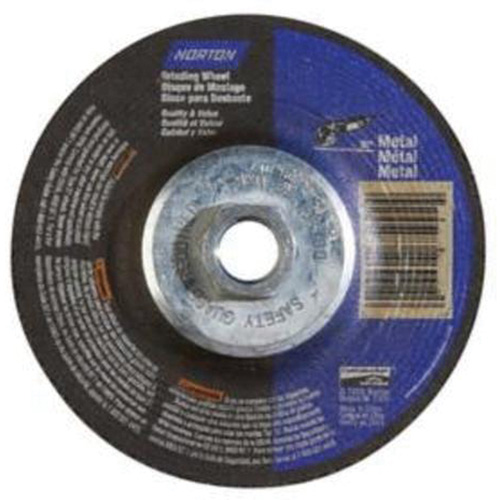 Meules pour le m&eacute;tal, 4-1/2" x 1/4", Arbre 5/8"-11, Oxyde d'aluminium, Type 27 Ontario Safety Products