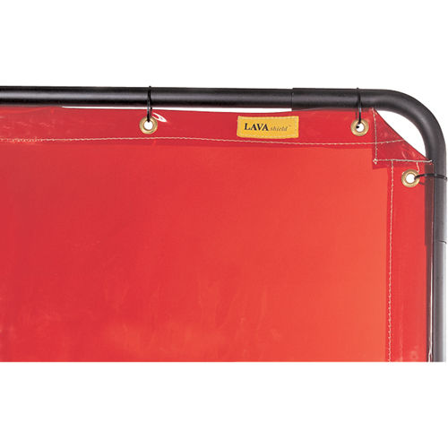 &eacute;cran et cadre pour soudage, Orange, 6' x 6' Ontario Safety Products