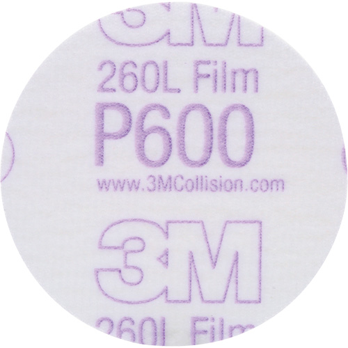 Gold Hookit Disc, 3" Dia., P600 Grit, Aluminum Oxide, C-Weight Ontario Safety Products