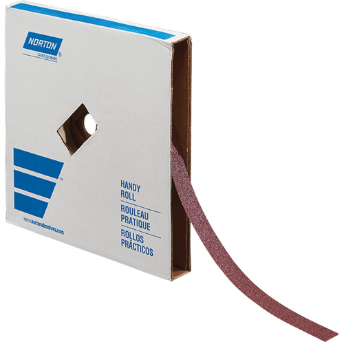 Metal Sanding Roll, Aluminum Oxide, 1" W x 150' L, 60 Grit Ontario Safety Products