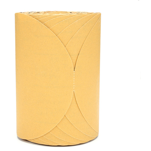 Rouleau de disques dor&eacute;s 216U Stikit, Oxyde d'aluminium, 6" la x 87' lo, Grain P180 Ontario Safety Products