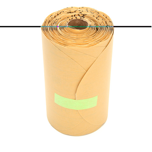 Rouleau de disques dor&eacute;s 216U Stikit, Oxyde d'aluminium, 6" la x 87' lo, Grain P400 Ontario Safety Products