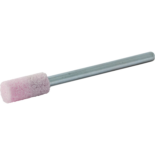 Vitrified Bond Mounted Point, W163, Aluminum Oxide, 1/4" Dia., 1/2" L, 80 Grit Ontario Safety Products