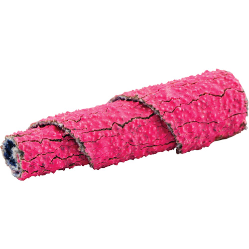 R928 Tapered Spiral Roll, 60 Grit, 3/8" Dia., Ceramic Alumina, 1-1/2" L, 1/8" Arbor Ontario Safety Products