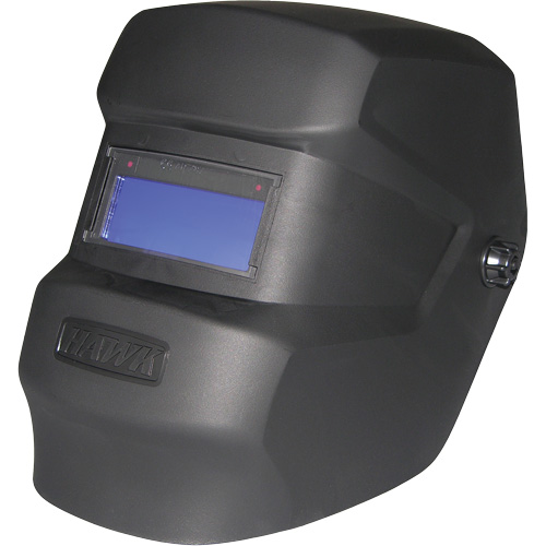 ArcOne&reg; Hawk&reg; Welding Helmet, 2" L x 4" W View Area, 10 Shade Range, Black Ontario Safety Products