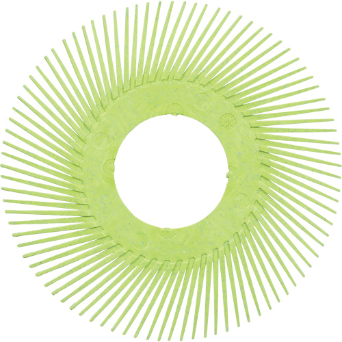 Scotch-Brite Type A Precision Radial Bristle Brush PN-RB without Adapter, Ceramic, 50+ Grit, 6" Dia. Ontario Safety Products