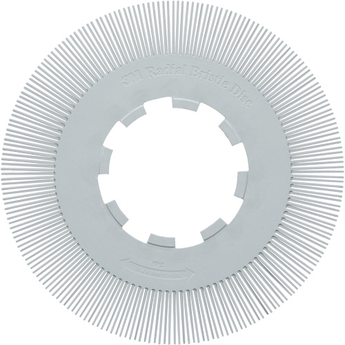 Scotch-Brite Type S Precision Radial Bristle Brush PN-RB without Adapter, Ceramic, 120+ Grit, 8" Dia. Ontario Safety Products