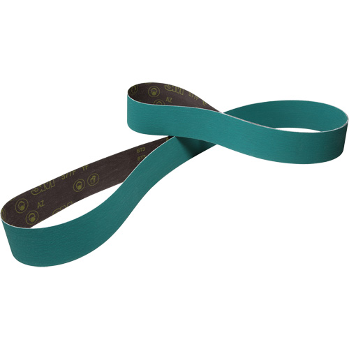 Courroie de ponçage en tissu, 3/4" la x 18" lo, Alumine de zirconium, Grain 40 Ontario Safety Products