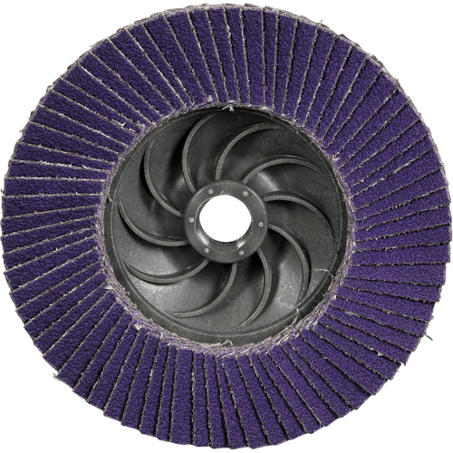 Cubitron 3 Flat Flap Disc with Quick Change 1169F, 4-1/2" x 5/8"-11, Type T27, 60+ Grit, Ceramic Ontario Safety Products