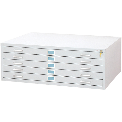 Classeurs En Acier Pour Plans-5 Tiroirs, 5 Tiroirs, 53-3/8" la x 41-3/8" p x 16-1/2" h Ontario Safety Products