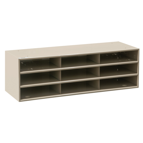 Organisateurs de donn&eacute;es, Stationnaire, 15 fentes, Acier, 33-3/4" la x 11 5/8" p x 17 3/4" h Ontario Safety Products