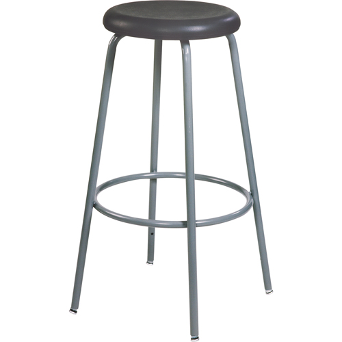 500 Series Stool, Stationary, Adjustable, 27" - 35", Polyurethane Seat, Black Ontario Safety Products