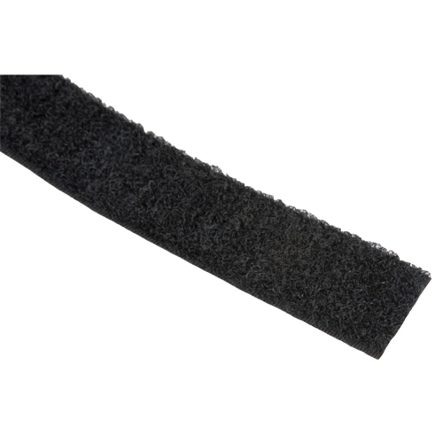 Fastener Strip, Loop, 50 yds x 1", Sew-On, Black Ontario Safety Products