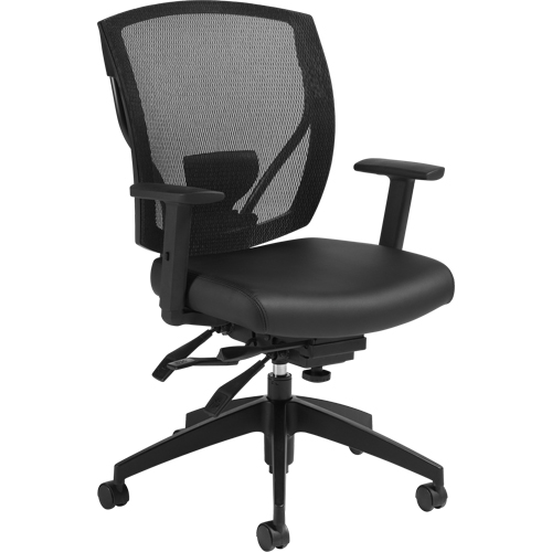 Chaises &agrave; bras Multi-Tilter, Vinyle, Noir, Capacit&eacute; 300 lb Ontario Safety Products