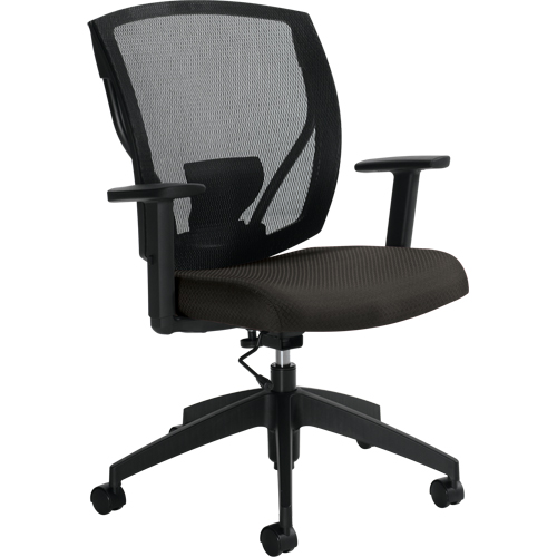 Chaises de travail, Tissu, Charbon, Capacit&eacute; 300 lb Ontario Safety Products