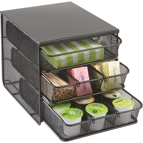 Organisateur de bureau Onyx &agrave; trois tiroirs Ontario Safety Products