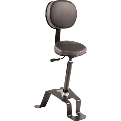 Chaise ergonomique assis-debout TA300, Position assise/debout, Vinyle Si&egrave;ge, Noir Ontario Safety Products