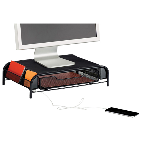 Organisateur de bureau avec alimentation USB Onyx Ontario Safety Products