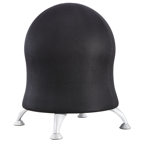 Chaise sph&eacute;rique Zenergy, Tissu, Noir, Capacit&eacute; 250 lb Ontario Safety Products