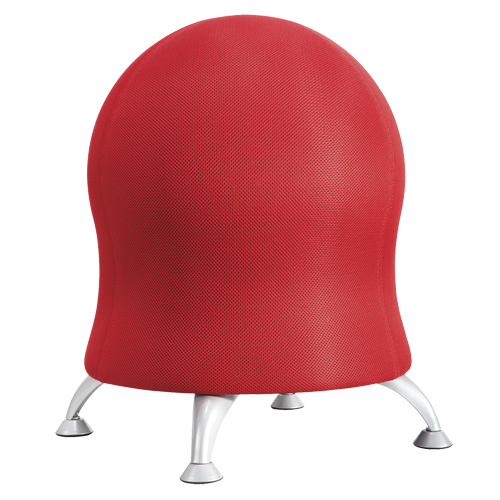 Chaise sph&eacute;rique Zenergy, Tissu, Rouge, Capacit&eacute; 250 lb Ontario Safety Products