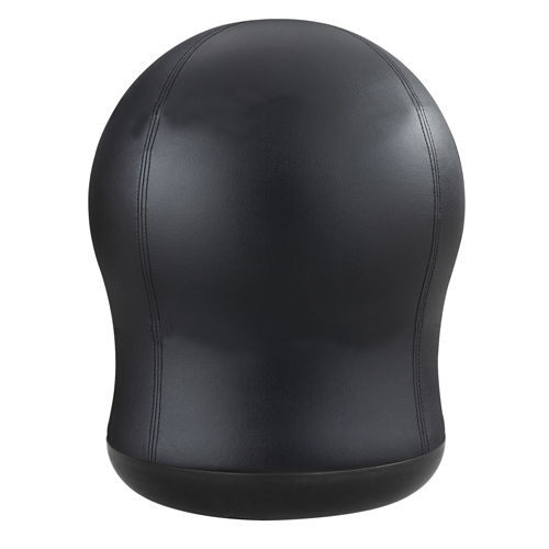 Chaise sph&eacute;rique pivotante Zenergy, Vinyle, Noir, Capacit&eacute; 250 lb Ontario Safety Products