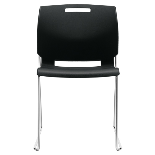 Chaise, Plastique, Hauteur 32-1/2", Capacit&eacute; 300 lb, Noir Ontario Safety Products