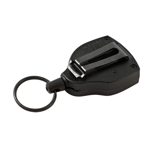 Super48 Heavy-Duty Retractable Key Holder, Polycarbonate, 48" Cable, Belt Clip Attachment Ontario Safety Products