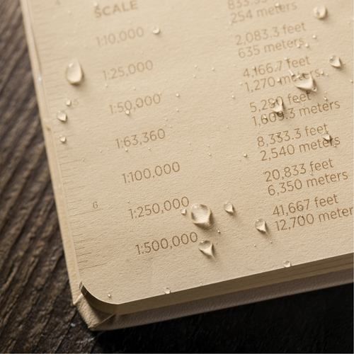 Bound Book, Hard Cover, Tan, 160 Pages, 4-5/8" W x 7-1/4" L Ontario Safety Products
