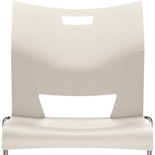 Duet Armless Training Chair, Plastic, 33-1/4" High, 350 lbs. Capacity, White Ontario Safety Products