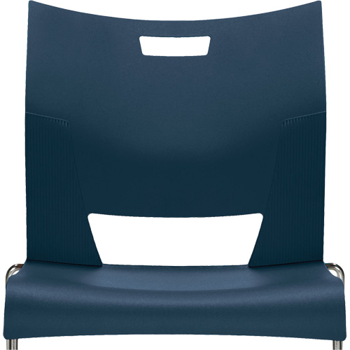 Duet Armless Training Chair, Plastic, 33-1/4" High, 350 lbs. Capacity, Blue Ontario Safety Products