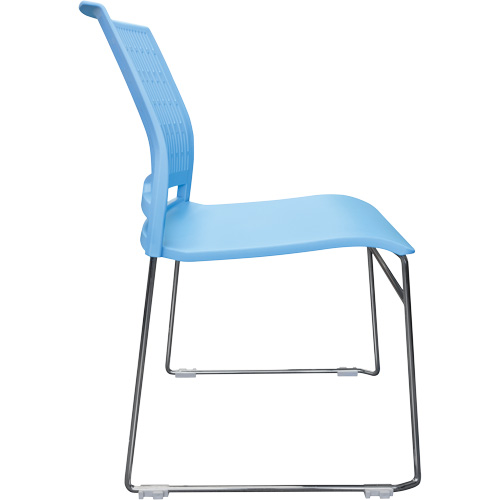 Chaises empilables s&eacute;rie Activ, Polypropyl&egrave;ne, Hauteur 32-3/8", Capacit&eacute; 275 lb, Bleu Ontario Safety Products