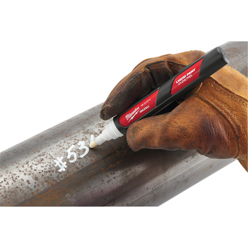 Marqueur &agrave; peinture Inkzall, Liquide, Blanc Ontario Safety Products