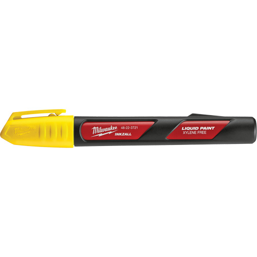 Marqueur &agrave; peinture Inkzall, Liquide, Jaune Ontario Safety Products