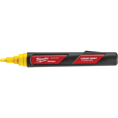 Marqueur &agrave; peinture Inkzall, Liquide, Jaune Ontario Safety Products