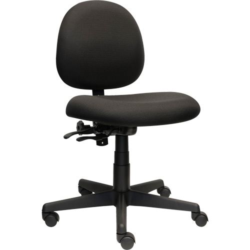 Aspen Low Back Posture Task Chair, Fabric, Black, 275 lbs. Capacity Ontario Safety Products