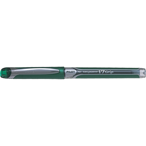 Hi-Tecpoint Grip Pen, Green, 0.7 mm Ontario Safety Products