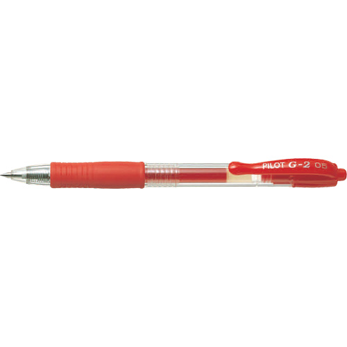 G2 Gel Pen, Red, 0.7 mm, Retractable Ontario Safety Products