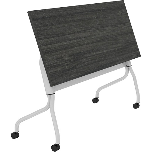 Table de formation &agrave; dessus rabattable Newland, 24" lo x 60" la x 29-1/2" h, Brun fonc&eacute; Ontario Safety Products