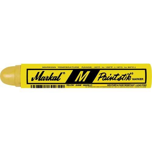 M Paintstik&reg; Paint Marker, Solid Stick, Yellow Ontario Safety Products