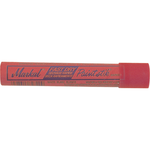 Fast Dry Paintstik&reg; Paint Marker -50° to 150°F, Solid Stick, Red Ontario Safety Products