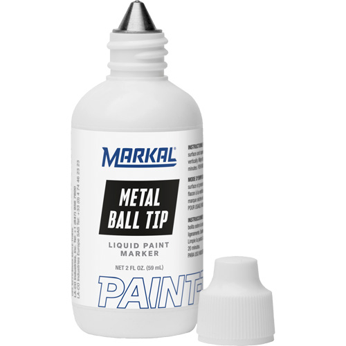 Paint-Riter avec pointe en bille m&eacute;tallique, Liquide, Noir Ontario Safety Products