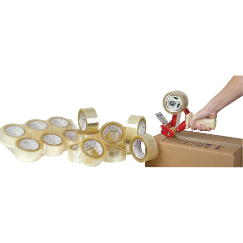 Ruban d'emballage, Adh&eacute;sif Thermofusible, 1,6 mil, 50 mm (2") x 100 m (328') Ontario Safety Products