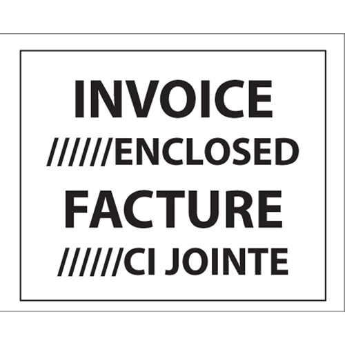 Packing List Envelopes, 4" L x 5" W, Backloading Style Ontario Safety Products